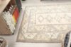 6x8 Beige Gray Blue Turkish Rug, 6x8 Oushak Area Rug, Handmade Rug, 6x8 Oversized Rug, Patterned Vintage Rug, Kitchen Rug, Living Room Rug - Görsel 9