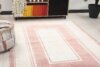 5x8 Turkish Beige Pink Rug, 5x8 Handmade Area Rug, Oushak Runner, Bohemian Rug, Antique Rug, Bedroom Rug, Vintage Rug,Kitchen Livingroom Rug - Görsel 4