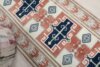 3x9 White Red Blue Vintage Rug, 3x9 Oushak Runner, Bohemian Runner, Handmade Rug, Antique Rug, Vintage Rug, Kitchen Runner, Hallway Runner - Görsel 4