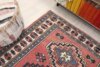 4x6 Red Blue Beige Turkish Rug, 4x6 Handwoven Wool Rug, 4x6 Oushak Rug, Handmade Rug, Living Room Rug, Vintage Rug, Kitchen Rug, Dining Rug - Görsel 8