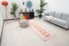 3x9 Beige Red Vintage Rug, 3x9 Oushak Runner, Bohemian Wool Runner, Handmade Rug, Antique Rug, Vintage Rug, Kitchen Runner, Hallway Runner - Görsel 2