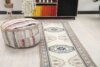 3x9 Beige Blue Vintage Rug, 3x9 Oushak Runner, Bohemian Runner, Handmade Rug, Antique Rug, Vintage Rug, Kitchen Runner, Hallway Rug Runner - Görsel 4