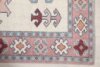 4x6 White Pink Turkish Rug, 4x6 Handwoven Wool Rug, 4x6 Oushak Rug, Handmade Rug, Living Room Rug, Vintage Rug, Kitchen Rug, Dining Rug - Görsel 5