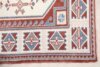 4x7 White Red Blue Vintage Rug, Antique Area Rug, 4x7 Oushak Runner, Bohemian Rug, Handmade Wool Rug, Turkish Wool Rug, Kitchen Cotton Rug - Görsel 6