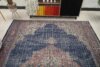 7x8 Purple Patterned Vintage Area Rug , 7x8 Oversize Oushak Runner, Bohemian Runner, Handmade Rug, Persian Area Rug, Living Room Rug,Outdoor - Görsel 8