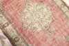 4x6 Pink Green Turkish Rug, 4x6 Handwoven Wool Rug, 4x6 Oushak Runner, Handmade Rug, Living Room Rug, Vintage Rug, Kitchen Rug, Neutral Rug - Görsel 4