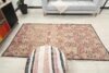5x8 Floral Turkish Area Rug, 5x8 Oushak Runner, Bohemian Rug, 5x8 Handmade Rug,Bedroom Kitchen Rug, Persian Rug, Vintage Rug, Livingroom Rug - Görsel 9