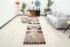 3x12 Pink Beige Brown Runner, 3x12 Oushak Runner, 3x12 Bohemian Runner, Handmade Rug, Vintage Rug, Turkish Neutral Runner, Muted Rug - Görsel 2
