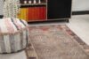 3x6 Brown Red Turkish Rug, 3x6 Oushak Rug, 3x6 Vintage Rug, Corridor Runner, Kitchen Rug, 3x6 Bedroom Rug, Home Decor, Geometric Wool Rug - Görsel 5