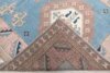 6x9 Blue Pink Turkish Rug, 6x9 Oushak Area Rug, Vintage Handmade Rug, Boho Rug, Vintage Wool Rug, Kitchen Rug, Living Room Rug, Antique Rug - Görsel 10