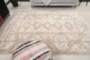 7x10 Beige Brown Turkish Rug, 7x10 Oversize Oushak Runner, Bohemian Patterned Runner, Handmade Wool Rug, Bedroom Area Rug, Living Room Rug - Görsel 9