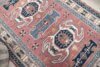 6x9 Pink Blue Turkish Rug, 6x9 Oushak Area Rug, Vintage Handmade Rug, Boho Wool Rug, Vintage Rug, Kitchen Rug, Living Room Rug, Antique Rug - Görsel 5
