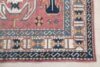 6x9 Pink Blue Turkish Rug, 6x9 Oushak Area Rug, Vintage Handmade Rug, Boho Wool Rug, Vintage Rug, Kitchen Rug, Living Room Rug, Antique Rug - Görsel 6