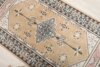 2x5 Yellow Gray Pink Turkish Rug, 2x5 Handwoven Small Rug, 2x5 Oushak Rug, Small Soft Rug, Vintage Rug, Neutral Wool Rug, Decorative Rug - Görsel 6