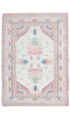 6x9 Pink Colorful Turkish Rug