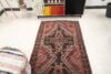 4x10 Vintage Red Brown Runner, 4x10 Handmade Rug, Oushak Runner, Bohemian Runner, Turkish Runner, Kitchen Runner, Stair Runner, Corridor Rug - Görsel 9