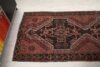 4x10 Vintage Red Brown Runner, 4x10 Handmade Rug, Oushak Runner, Bohemian Runner, Turkish Runner, Kitchen Runner, Stair Runner, Corridor Rug - Görsel 8