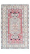 4x6 Pink Blue Turkish Rug
