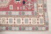 4x6 Pink Blue Turkish Rug, 4x6 Handwoven Wool Rug, 4x6 Oushak Rug, Handmade Rug, Living Room Rug, Vintage Rug, Kitchen Area Rug, Dining Rug - Görsel 6