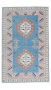 6x9 Blue Pink Turkish Rug