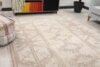 7x10 Beige Brown Turkish Rug, 7x10 Oversize Oushak Runner, Bohemian Patterned Runner, Handmade Wool Rug, Bedroom Area Rug, Living Room Rug - Görsel 4