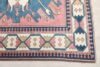 7x10 Pink Blue Turkish Rug, 7x10 Oversize Oushak Runner, Bohemian Wool Runner, Handmade Wool Rug, Floor Area Rug, Bedroom Rug, Kitchen Rug - Görsel 6