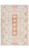 7x9 Beige Orange Turkish Rug