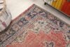 5x8 Turkish Red Blue Rug, 5x8 Handmade Area Rug, Oushak Runner, Bohemian Rug, Antique Rug, Bedroom Rug, Vintage Rug, Kitchen Livingroom Rug - Görsel 8