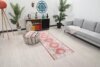 3x7 Red Handmade Turkish Rug, 3x7 Corridor Runner, 3x7 Home Decor, 3x7 Wool Area Carpet, 3x7 Bedroom Rugs, Antique Area Runner, Vintage Rug - Görsel 3