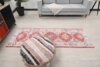 3x7 Red Handmade Turkish Rug, 3x7 Corridor Runner, 3x7 Home Decor, 3x7 Wool Area Carpet, 3x7 Bedroom Rugs, Antique Area Runner, Vintage Rug - Görsel 9