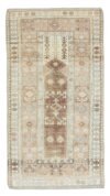 4x7 Beige Orange Brown Vintage Rug