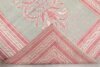 6x7 Blue Pink Turkish Rug, 6x7 Handmade Oushak Runner, Bohemian Rug, Handmade Wool Rug, Antique Wool Area Rug, Vintage Old Rug, Kitchen Rug - Görsel 10