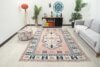 6x9  Pink Turkish Rug, 6x9 Oushak Area Rug, Bedroom Handmade Rug,Boho Rug, Dining Room Vintage Rug, Kitchen Rug, Living Room Rug,Antique Rug - Görsel 2