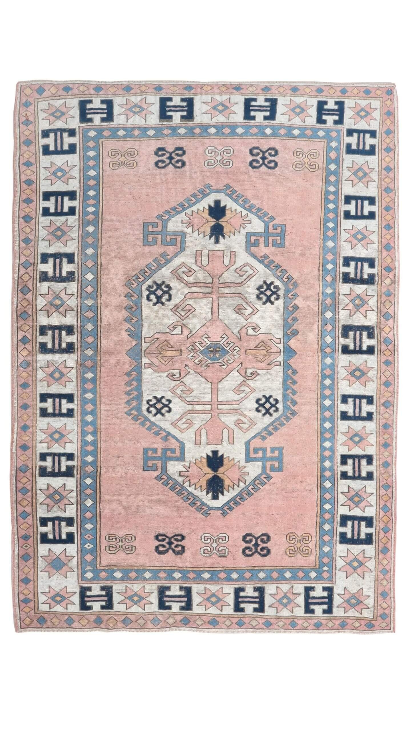 6x9 Pink Turkish Rug