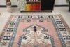 6x9  Pink Turkish Rug, 6x9 Oushak Area Rug, Bedroom Handmade Rug,Boho Rug, Dining Room Vintage Rug, Kitchen Rug, Living Room Rug,Antique Rug - Görsel 7