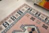 6x9  Pink Turkish Rug, 6x9 Oushak Area Rug, Bedroom Handmade Rug,Boho Rug, Dining Room Vintage Rug, Kitchen Rug, Living Room Rug,Antique Rug - Görsel 8