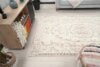 5x9 Beige Brown Turkish Rug, 5x9 Oushak Floral Rug, Handmade Wool Rug, Distressed Rug, Faded Area Rug, Vintage Rug, Kitchen Rug, Bedroom Rug - Görsel 8