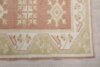 3x9 Pink Yellow Vintage Rug, 3x9 Oushak Runner, Bohemian Wool Runner, Handmade Rug, Antique Rug, Vintage Rug, Kitchen Runner, Hallway Runner - Görsel 5
