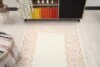4x6 Beige Pink Turkish Rug, 4x6 Handwoven Wool Rug, Oushak Rug, Handmade Rug, Living Room Rug, Vintage Area Rug, Kitchen Rug,Dining Room Rug - Görsel 7