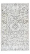 4x7 Beige Black Vintage Rug, Floral Handwoven Wool Rug, 4x7 Oushak Runner, Bohemian Rug, Handmade Rug, Livingroom Rug, Kitchen Bedroom Rug