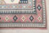 6x8 Pink Blue Turkish Rug, 6x8 Oushak Area Rug, Handmade Wool Rug, 6x8 Oversized Rug, Patterned Vintage Rug, Kitchen Rug, Living Room Rug - Görsel 6