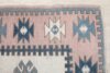 4x6 Beige Pink Blue Oushak Rug, 4x6 Handwoven Wool Rug, Turkish Rug, Handmade Rug, Living Room Rug, Vintage Rug, Kitchen Rug,Dining Room Rug - Görsel 6