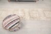 3x12 Turkish Beige Runner, 3x12 Oushak Runner, 3x12 Bohemian Runner, Handmade Rug, Soft Neutral Runner, Vintage Faded Rug, Distressed Rug - Görsel 9