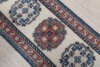 2x10 Turkish Beige Blue Red Runner, 2x10 Oushak Runner, Bohemian Runner, 2x10 Handmade Rug, Vintage Corridor Runner, Kitchen Hallway Runner - Görsel 5