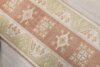 3x9 Pink Yellow Vintage Rug, 3x9 Oushak Runner, Bohemian Wool Runner, Handmade Rug, Antique Rug, Vintage Rug, Kitchen Runner, Hallway Runner - Görsel 6