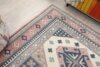 6x8 Pink Blue Turkish Rug, 6x8 Oushak Area Rug, Handmade Wool Rug, 6x8 Oversized Rug, Patterned Vintage Rug, Kitchen Rug, Living Room Rug - Görsel 8