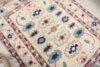 5x7 Beige Pink Blue Turkish Rug, 5x7 Oushak Wool Rug, Handmade Rug, 5x7 Large Area Rug, Patterned Vintage Rug, Kitchen Rug, Living Room Rug - Görsel 5