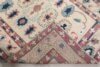 5x7 Beige Pink Blue Turkish Rug, 5x7 Oushak Wool Rug, Handmade Rug, 5x7 Large Area Rug, Patterned Vintage Rug, Kitchen Rug, Living Room Rug - Görsel 10