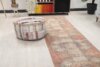 3x13 Red Beige Turkish Runner, 3x13 Oushak Runner, 3x13 Bohemian Runner, Handwoven Rug, Vintage Wool Runner, Hallway Wool Runner, Faded Rug - Görsel 6