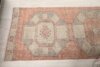 3x13 Red Beige Turkish Runner, 3x13 Oushak Runner, 3x13 Bohemian Runner, Handwoven Rug, Vintage Wool Runner, Hallway Wool Runner, Faded Rug - Görsel 9